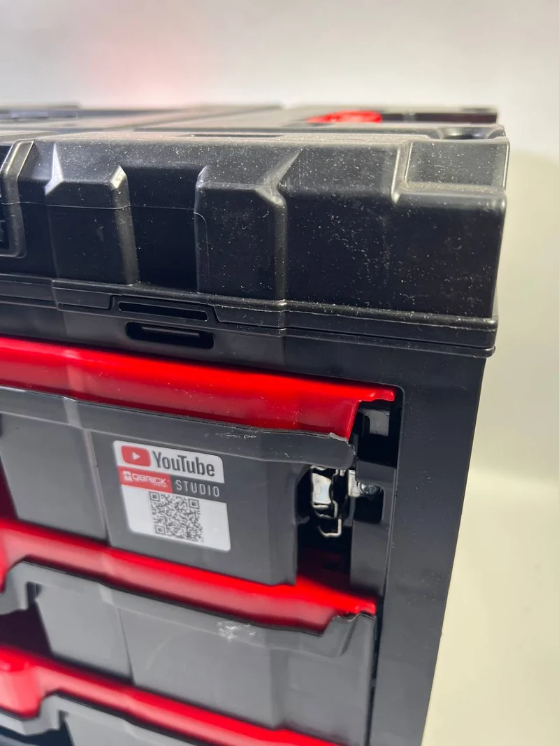 Qbrick System ONE Drawer 3 Toolbox 2.0 Werkzeugbox 587 x 380 x 340 mm 27 l mit drei Schubladen - Beschädigt