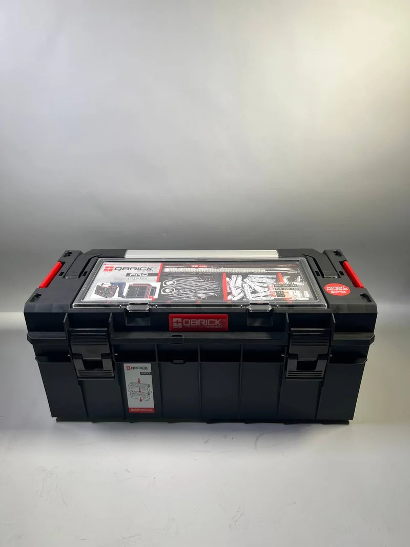 Qbrick System PRO 600 Expert Werkzeugkoffer modularer Organizer 545 x 270 x 246 mm 22 l stapelbar IP54 - Beschädigt