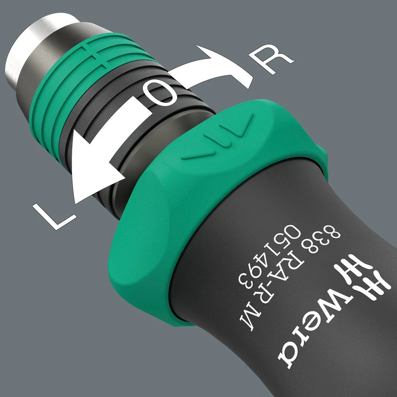 Bits-Handhalter mit Ratschenfunktion 838 RA-R M 1/4"