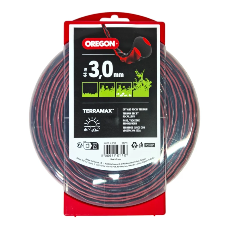 Oregon Pro Garten Set Fadenkopf + Faden + Schutzbrille ( 646569 ) für Freischneider ab 33 cm³