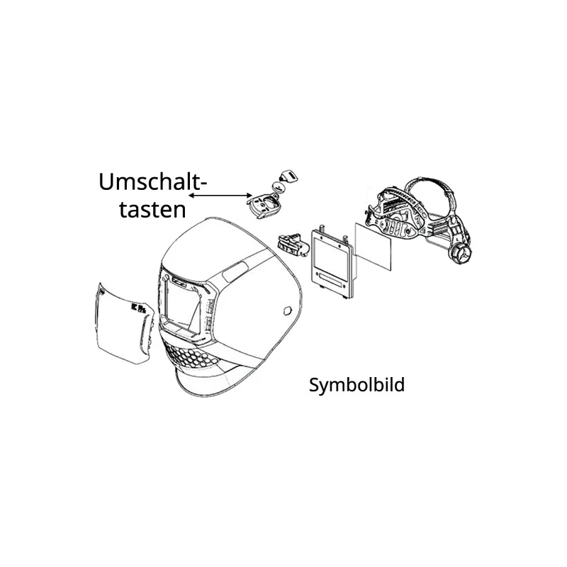 ESAB Umschalttasten für Schleifmodus/LED-Licht