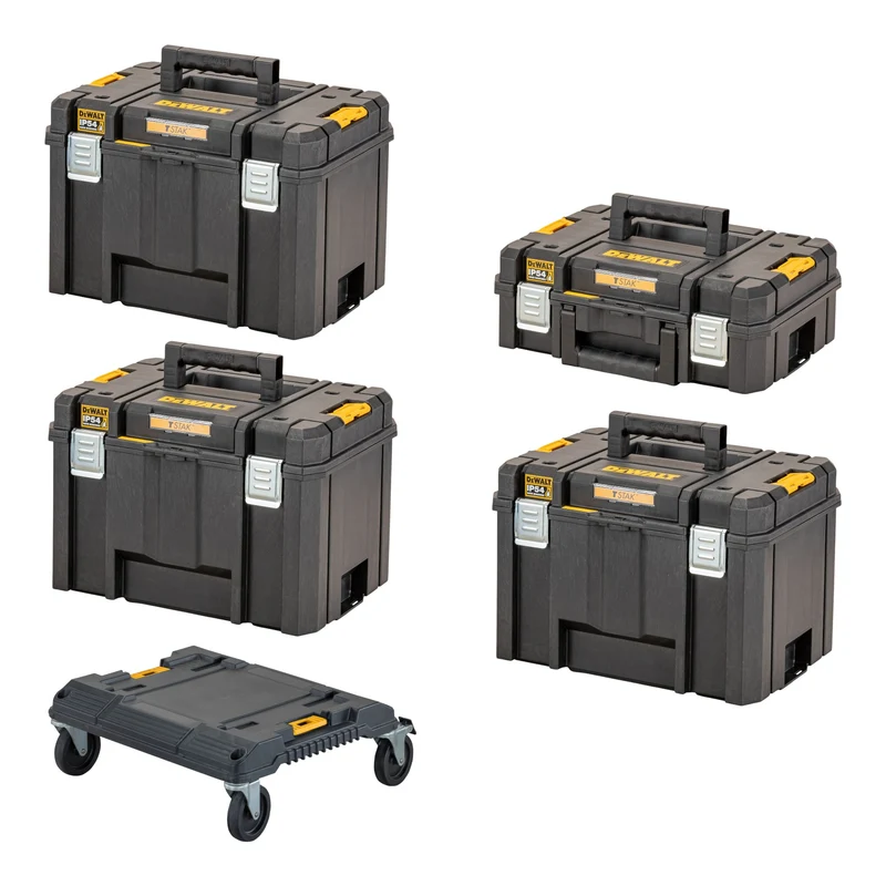 DeWalt DCK 853 P4T Akku Werkzeug Set 18 V DCD 996 + DCF 887 + DCH 273 + DCG 405 + DCS 367 + DCS 356 + DCS 565 + DCL 050 + 4x Akku 5,0 Ah + Ladegerät + 4x T STAK + Trolley
