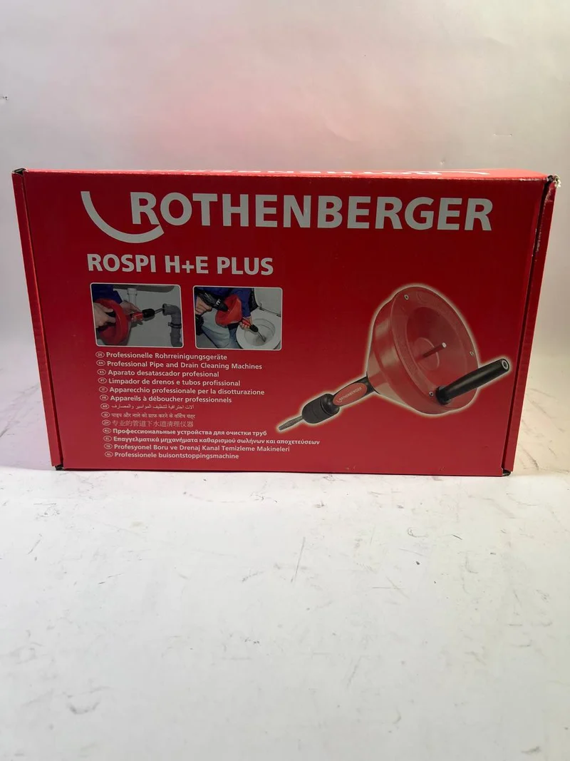 Rothenberger ROSPI 8 H+E Plus Hand Rohrreinigungsgerät Spirallänge 7,5 m - Unvollständig