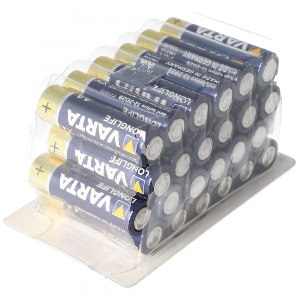 Varta AA Mignon LR6 Batterie inkl. Aufbewahrungsbox