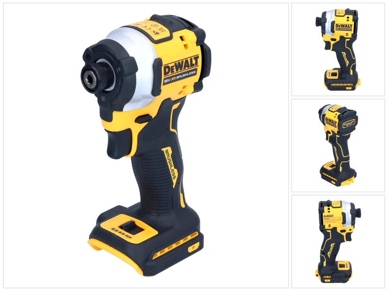 DeWalt DCF 850 N Akku Schlagschrauber 18 V 205 Nm 1/4" Brushless Solo + DeWalt DCL 040 18V XR Li-Ion Akku Lampe