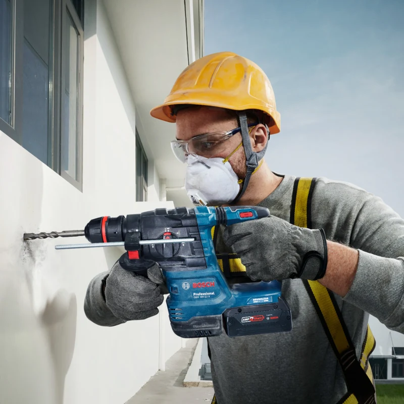 Bosch GBH 18V-22 Professional Akku Bohrhammer 18 V 1,9 J SDS Plus Brushless ( 0611924001 ) + L-Boxx - ohne Akku, ohne Ladegerät