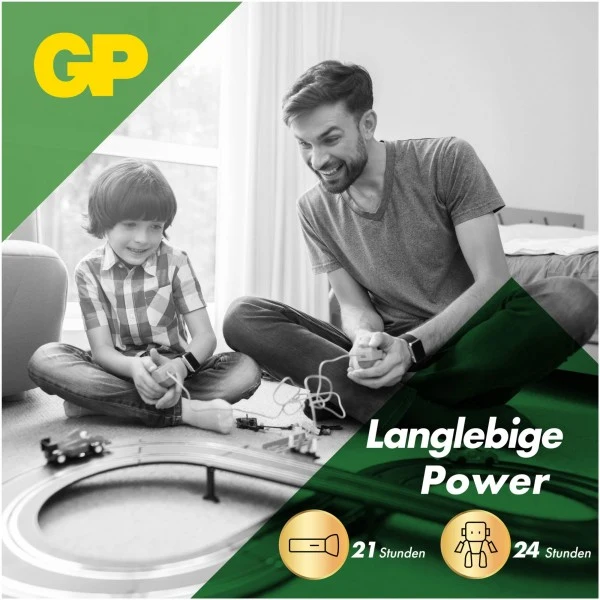 GP Batteries D Mono Batterie GP Alkaline Super 1,5V (4 Stück)