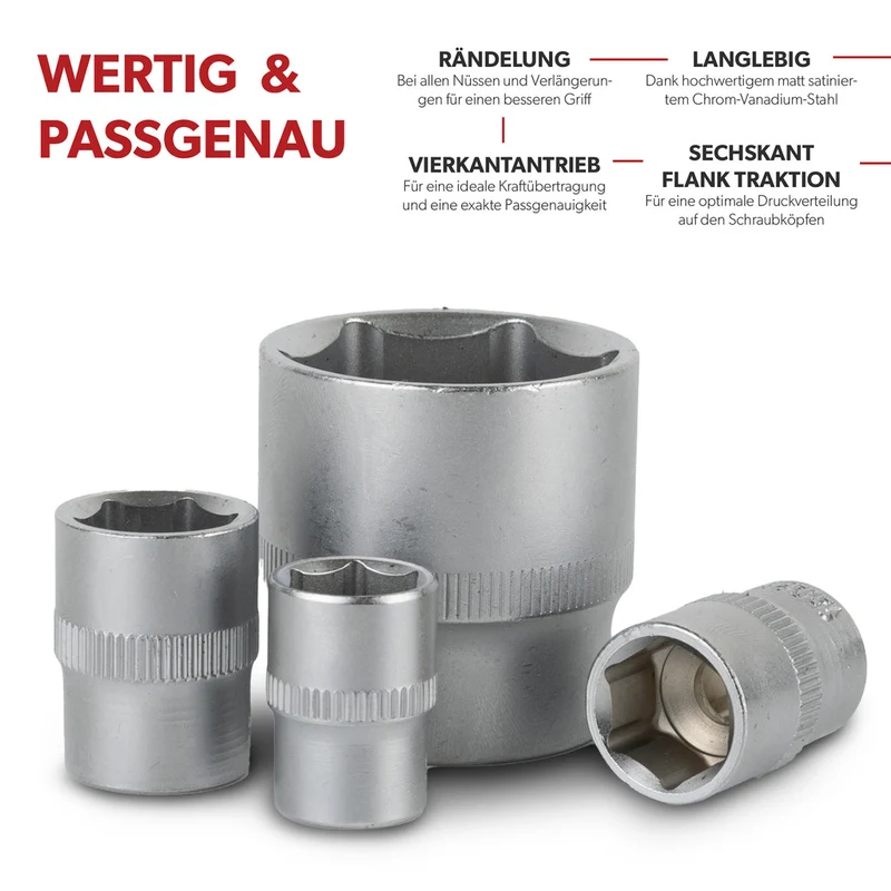 Siwitec Steckschlüssel-Satz / 171-teilig