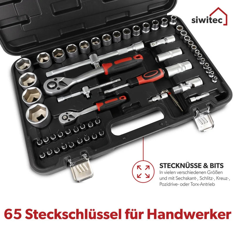 Siwitec Steckschlüssel-Satz / 65-teilig
