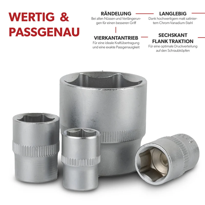 Siwitec Steckschlüssel-Satz / 65-teilig