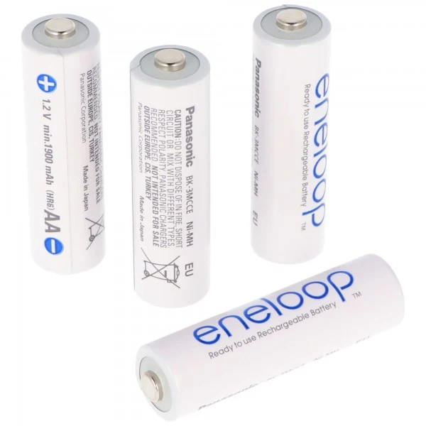 Panasonic ehem. Sanyo HR-3UTGA eneloop Standard Akku Mignon/AA 2000mAh 8er +AccuCell Safe
