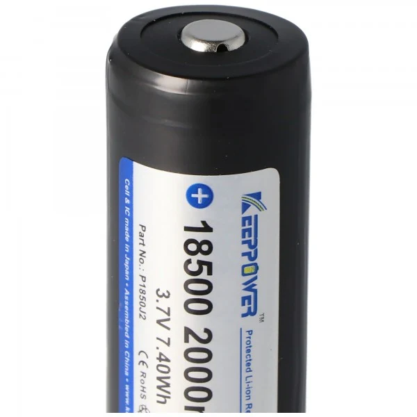 Keeppower 17500 3,7V 1200mA PCB geschützt Li-Ion Akku