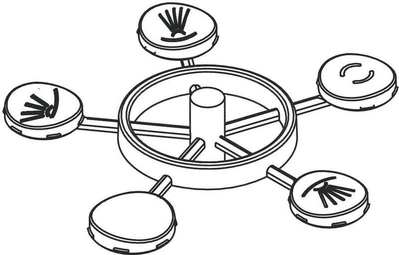 AXOR Verbrauchersymbol Griff Chrom – Original Ersatzteil für AXOR Armaturen