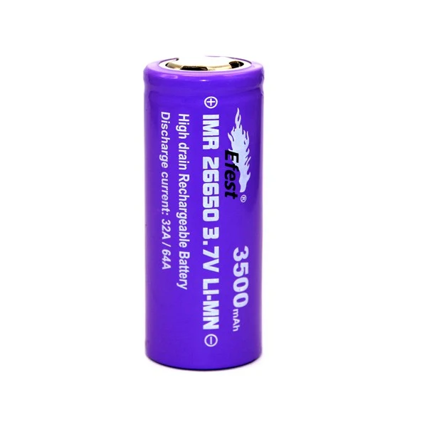 Efest Purple IMR26650 3,7V 3500mAh ungeschützt Li-Mn Akku