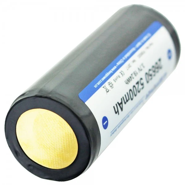 Keeppower 26650 3,7V 5200mAh PCB geschützt Li-Ion Akku