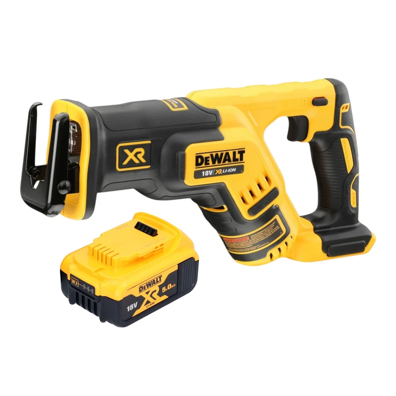 DeWalt DCS 367 N Akku Säbelsäge 18 V Brushless + 1x Akku 5,0 Ah - ohne Ladegerät
