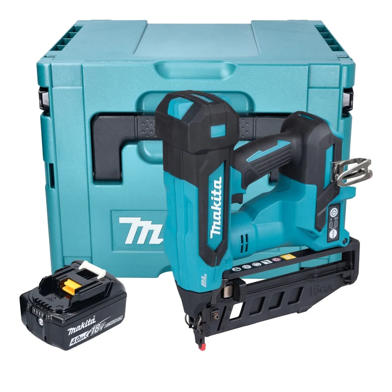 Makita DBN 601 M1J Akku Nagler 18 V 19 - 64 mm Brushless + 1x Akku 4,0 Ah + Makpac - ohne Ladegerät