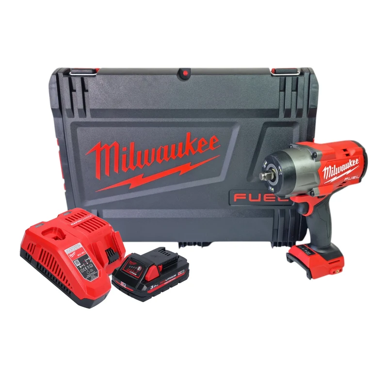 Milwaukee M18 FHIW2F12-301X Akku Schlagschrauber 18 V 1491 Nm 1/2" Brushless + 1x Akku 3,0 Ah + Ladegerät + HD Box