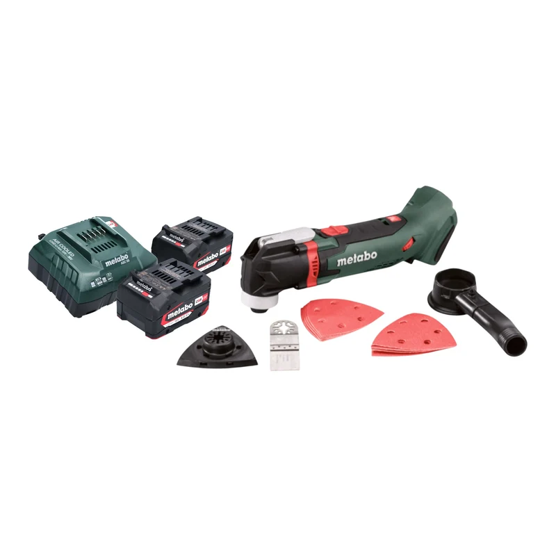 Metabo MT 18 LTX Akku Multitool 18 V OIS / Starlock + 2x Akku 4,0 Ah + Ladegerät