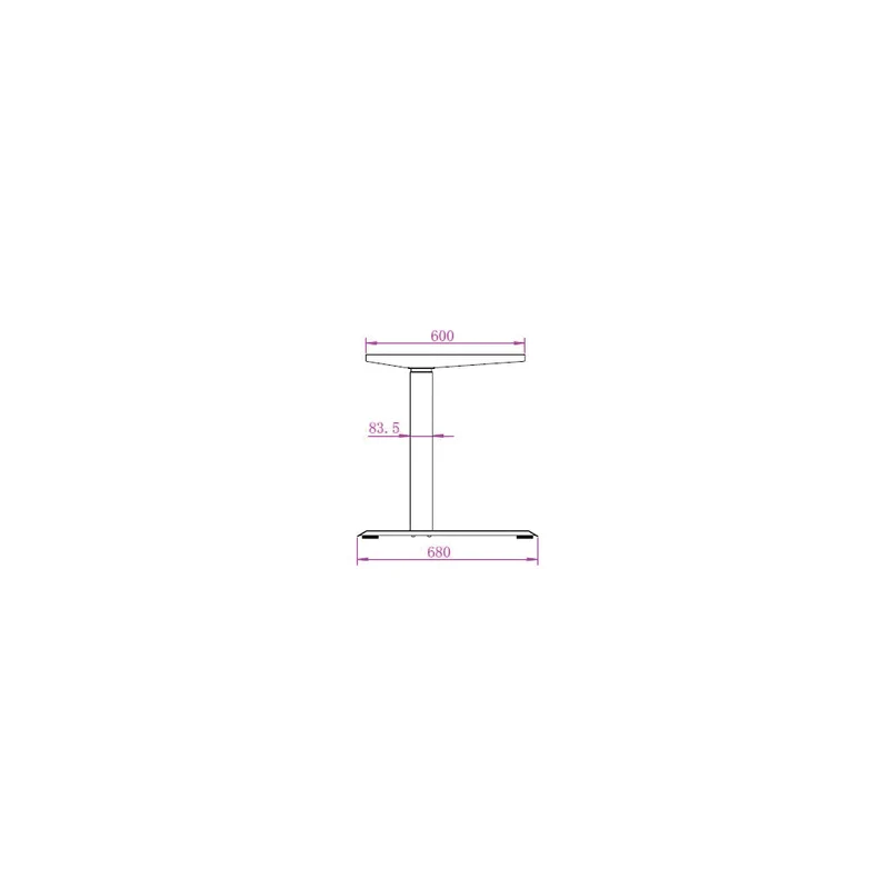 Tischgestell E-more 2M2S