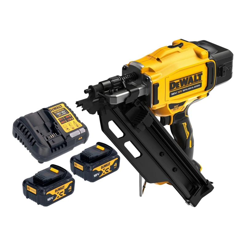DeWalt DCN 930 M2 Akku Nagler 18 V 50 - 90 mm Brushless + 2x Akku 4,0 Ah + Ladegerät