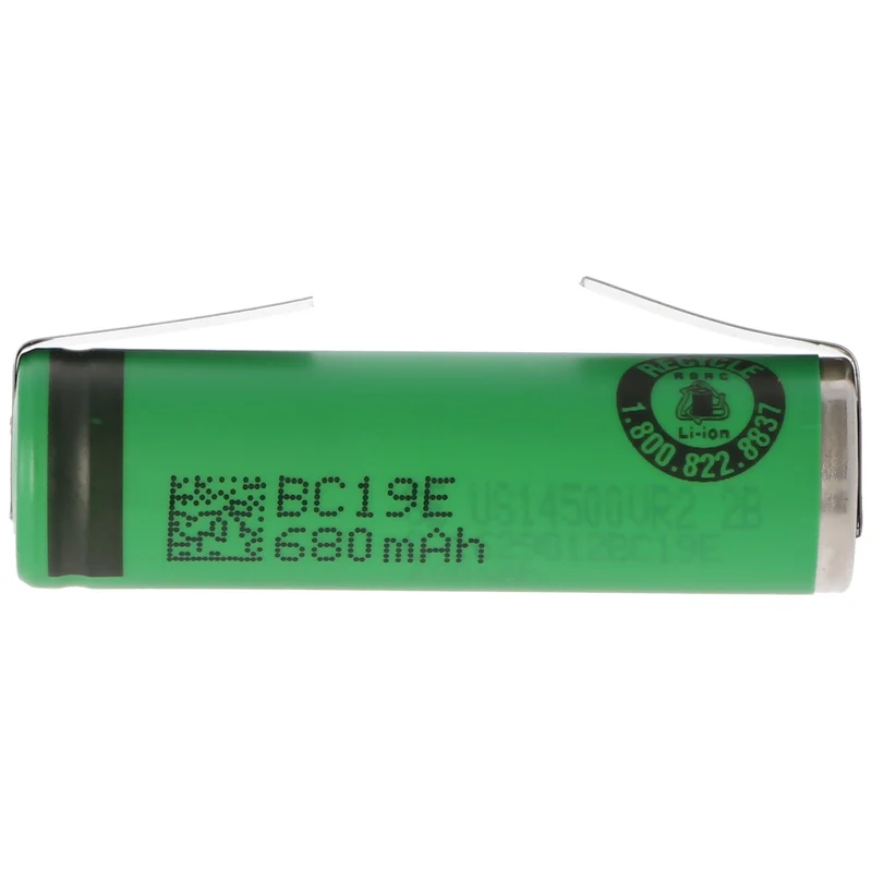 Sony US14500VR2B 715mAh 3,7V IMR14500 Akku Lötfahnen U