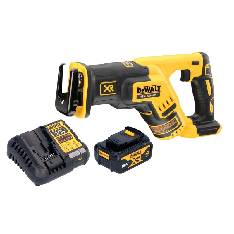 DeWalt DCS 367 M1 Akku Säbelsäge 18 V Brushless + 1x Akku 4,0 Ah + Ladegerät