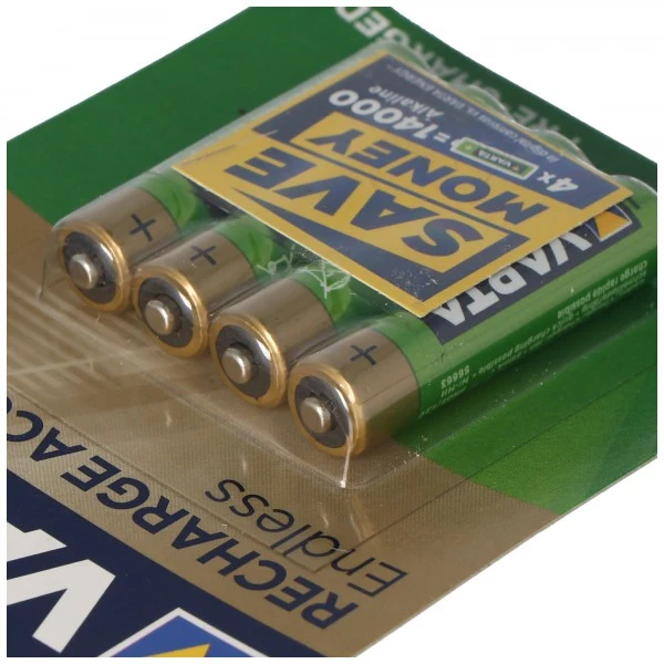 Varta Recharge Accu Endless AAA LR03 Akku 4er Blister 1,2V 550mAh inkl. AccuCell Akkubox