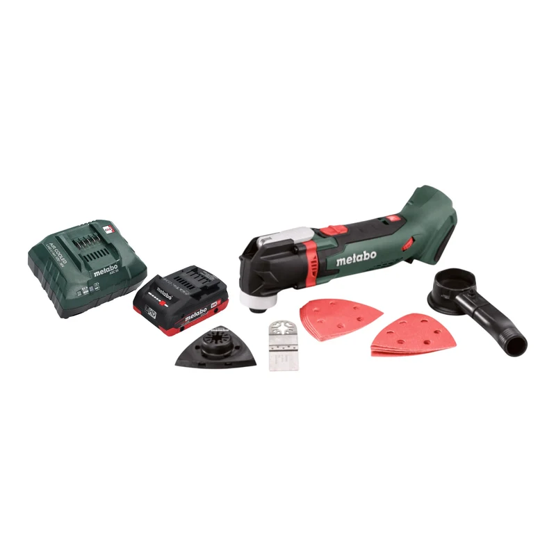 Metabo MT 18 LTX Akku Multitool 18 V OIS / Starlock + 1x LiHD Akku 4,0 Ah + Ladegerät