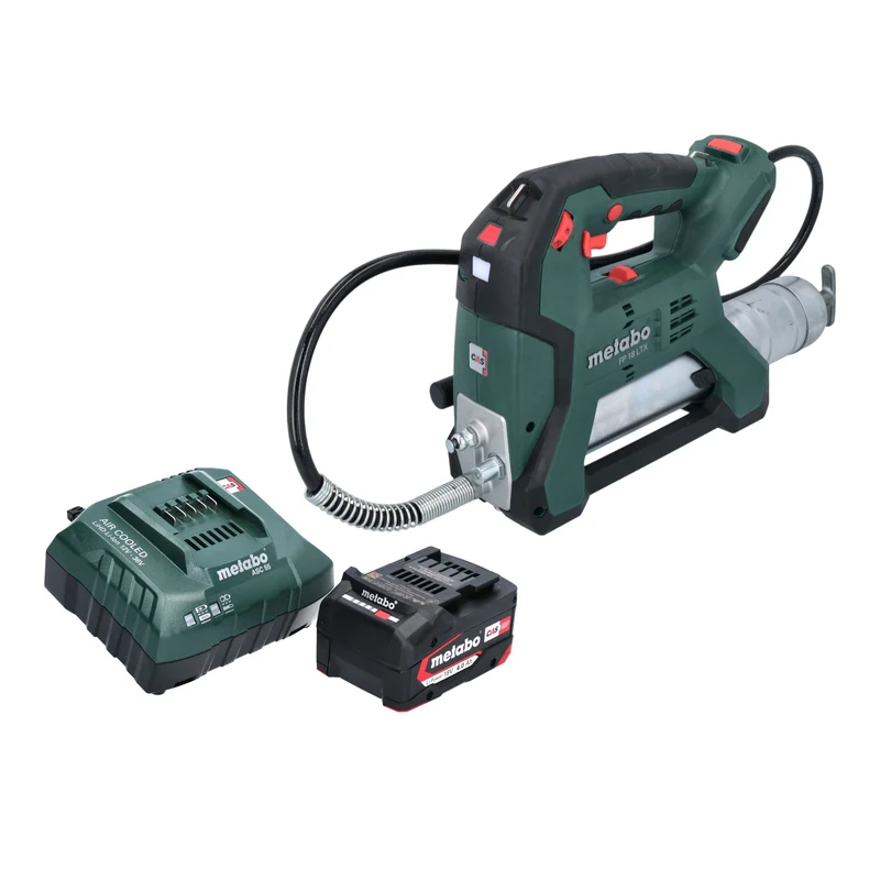 Metabo FP 18 LTX Akku Fettpresse 18 V 690 bar + 1x Akku 4,0 Ah + Ladegerät