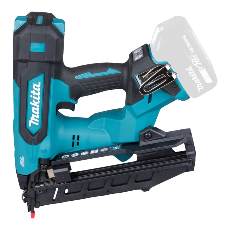 Makita DBN 610 RF1J Akku Stauchkopfnagler 18 V 32 - 64 mm Brushless + 1x Akku 3,0 Ah + Ladegerät + Makpac