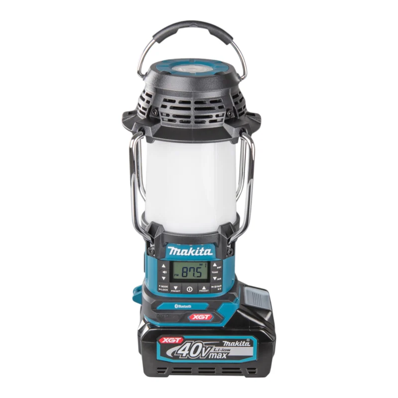 Makita MR 010 GZ Akku Radio mit Laterne 40 V max. FM / Bluetooth 1000 lm Solo - ohne Akku, ohne Ladegerät
