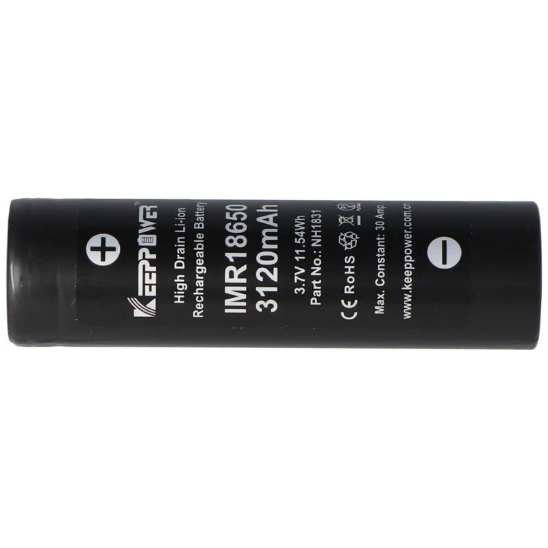Keeppower IMR18650 3,7V 3120mAh US18650VTC6 Li-Ion Akku