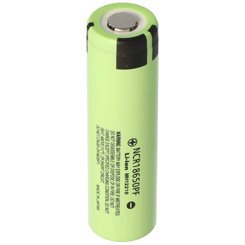 Panasonic NCR18650PF - 2900mAh, 3,6V bis 3,7V Li-Ion-Akku, Ladeschlussspannung max. 4,2V
