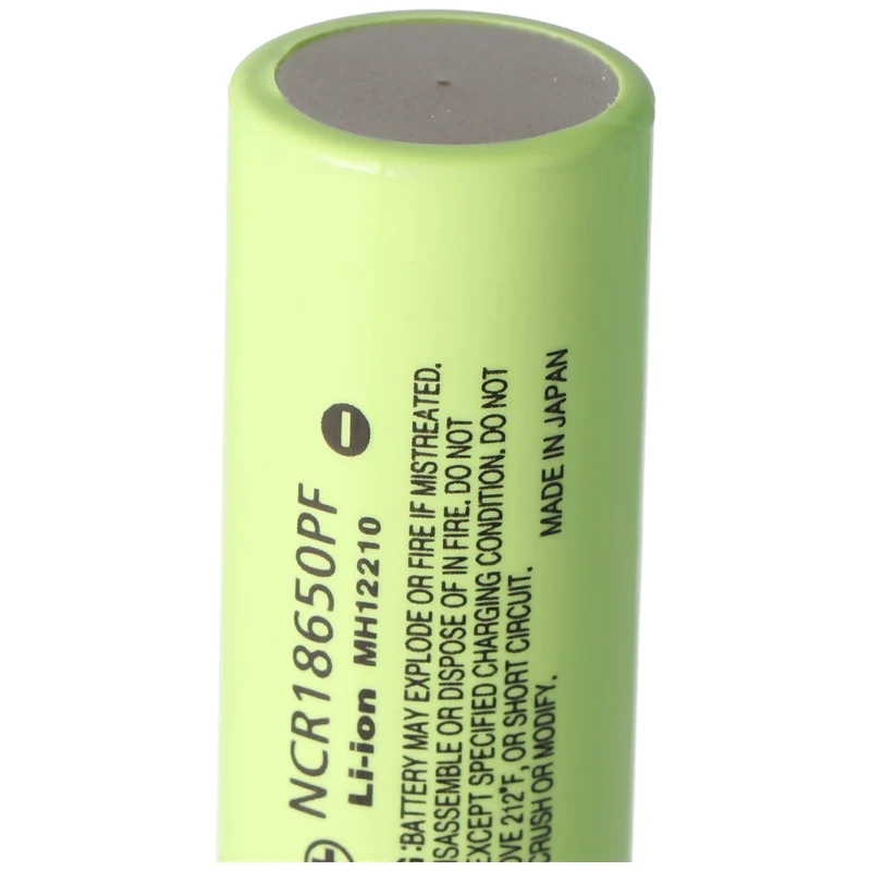 Panasonic NCR18650PF - 2900mAh, 3,6V bis 3,7V Li-Ion-Akku, Ladeschlussspannung max. 4,2V