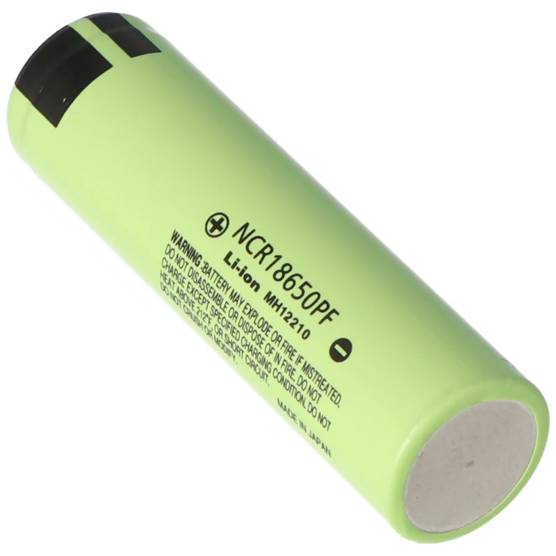 Panasonic NCR18650PF - 2900mAh, 3,6V bis 3,7V Li-Ion-Akku, Ladeschlussspannung max. 4,2V
