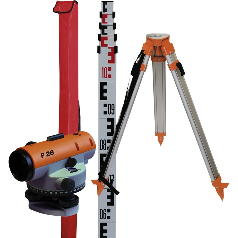 Optisches Bau-Nivelliergeräte-Set F28