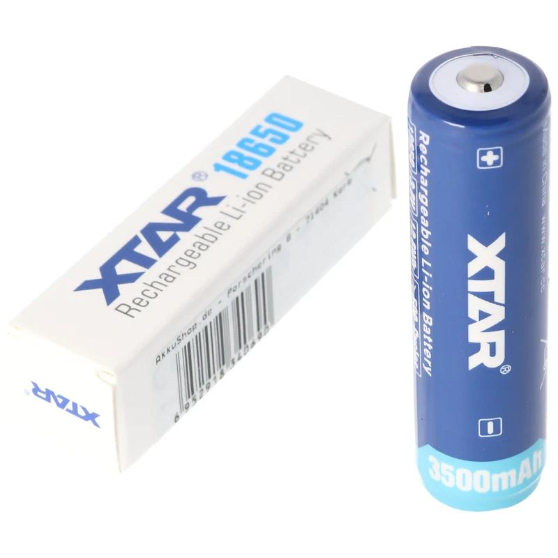 XTAR 18650 3500mAh 3,7V Li-Ion Akku (geschützt mit Kopf)