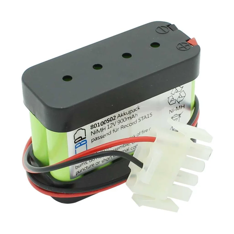 AccuCell Akku Türsteuerung NiMH 12V 900mAh für Record STA15