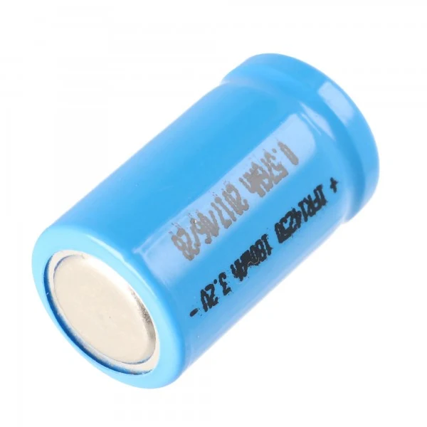 AccuCell IFR14250 180mAh 3,2V LiFePo4 Akku ungeschützt Pluspol flach