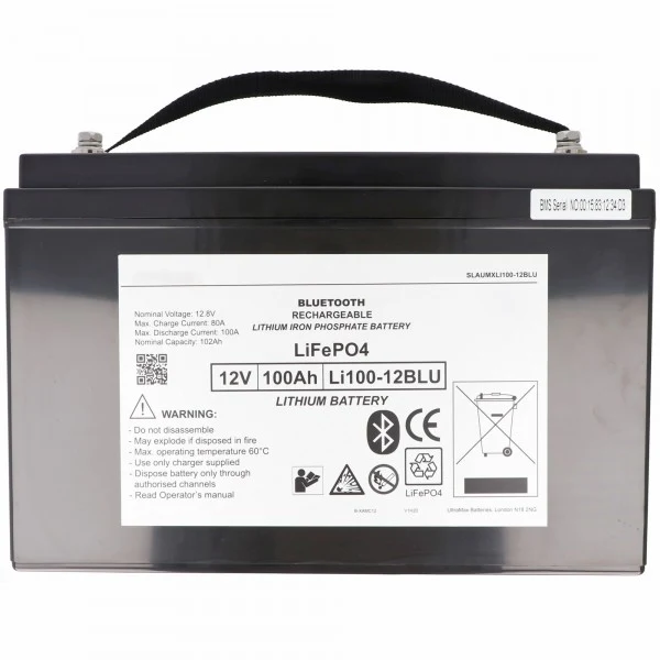 XCell 12V LiFePO4 Akku 100Ah Pro Ultimate inkl Bluetooth Blei Akku AGM Ersatz