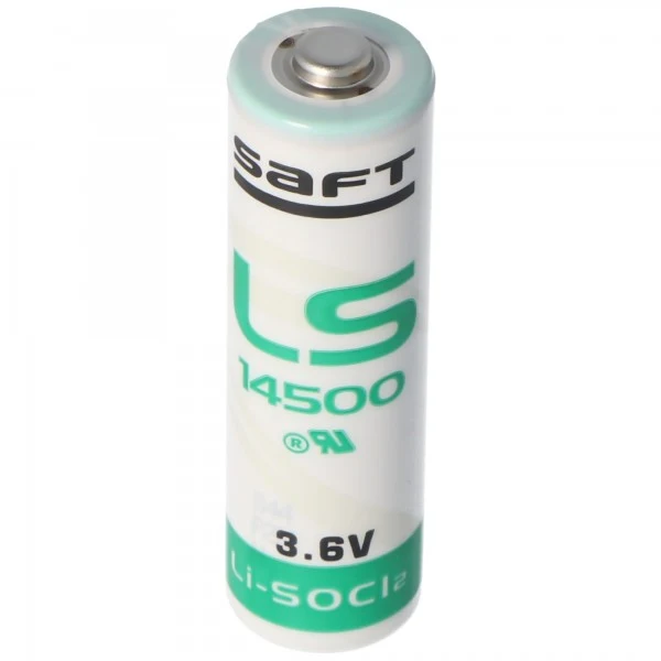 SAFT LS14500 3,6V Lithium Batterie Li-SOCI2, Size AA LS14500, FT25BT max. 2600mAh