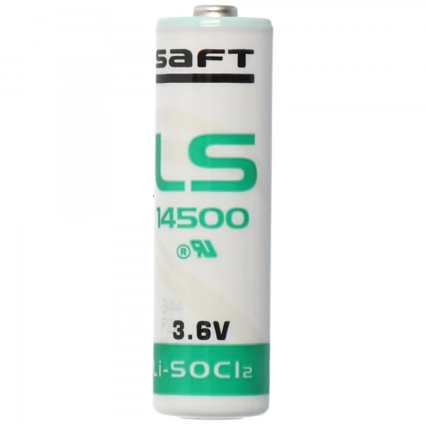 SAFT LS14500 3,6V Lithium Batterie Li-SOCI2, Size AA LS14500, FT25BT max. 2600mAh