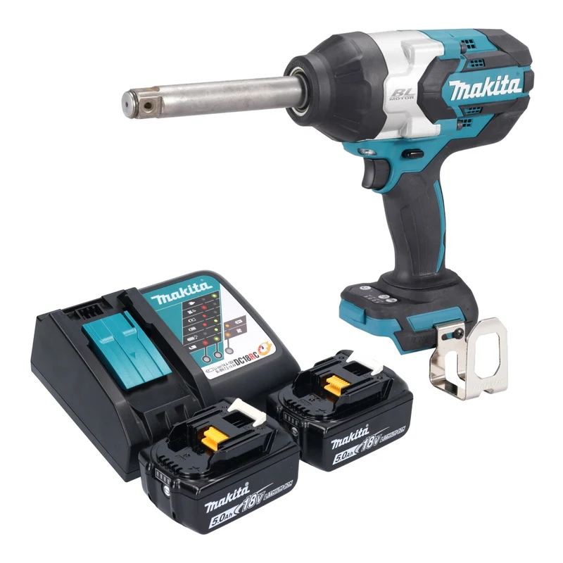 Makita DTW 1005 RT Akku Schlagschrauber 18 V 1360 Nm 3/4" Brushless + 2x Akku 5,0 Ah + Ladegerät