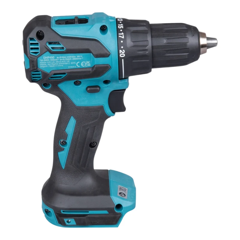 Makita DHP 490 RF1 Akku Schlagbohrschrauber 18 V 65 Nm Brushless + 1x Akku 3,0 Ah + Ladegerät
