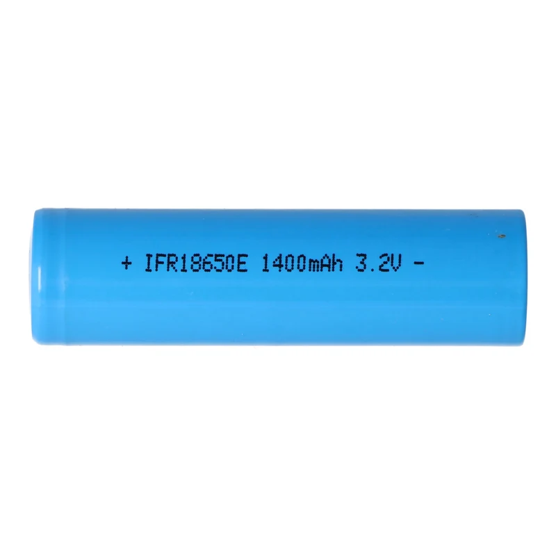 AccuCell 3,2V 1400mAh Solar Akku Lithium 18650 IFR LiFePo4 Akku Flat Top ungeschützt