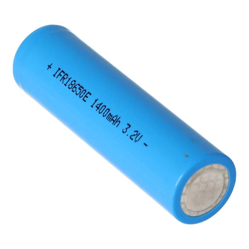 AccuCell 3,2V 1400mAh Solar Akku Lithium 18650 IFR LiFePo4 Akku Flat Top ungeschützt