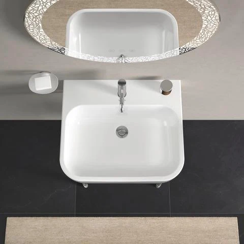 DURAVIT Metallkonsole Happy D.2 höhenverstellbar Chrom für Waschtisch 231860