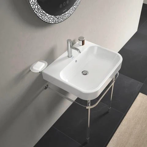 DURAVIT Metallkonsole Happy D.2 höhenverstellbar Chrom für Waschtisch 231860