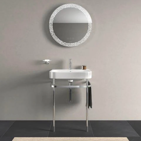 DURAVIT Metallkonsole Happy D.2 höhenverstellbar Chrom für Waschtisch 231860
